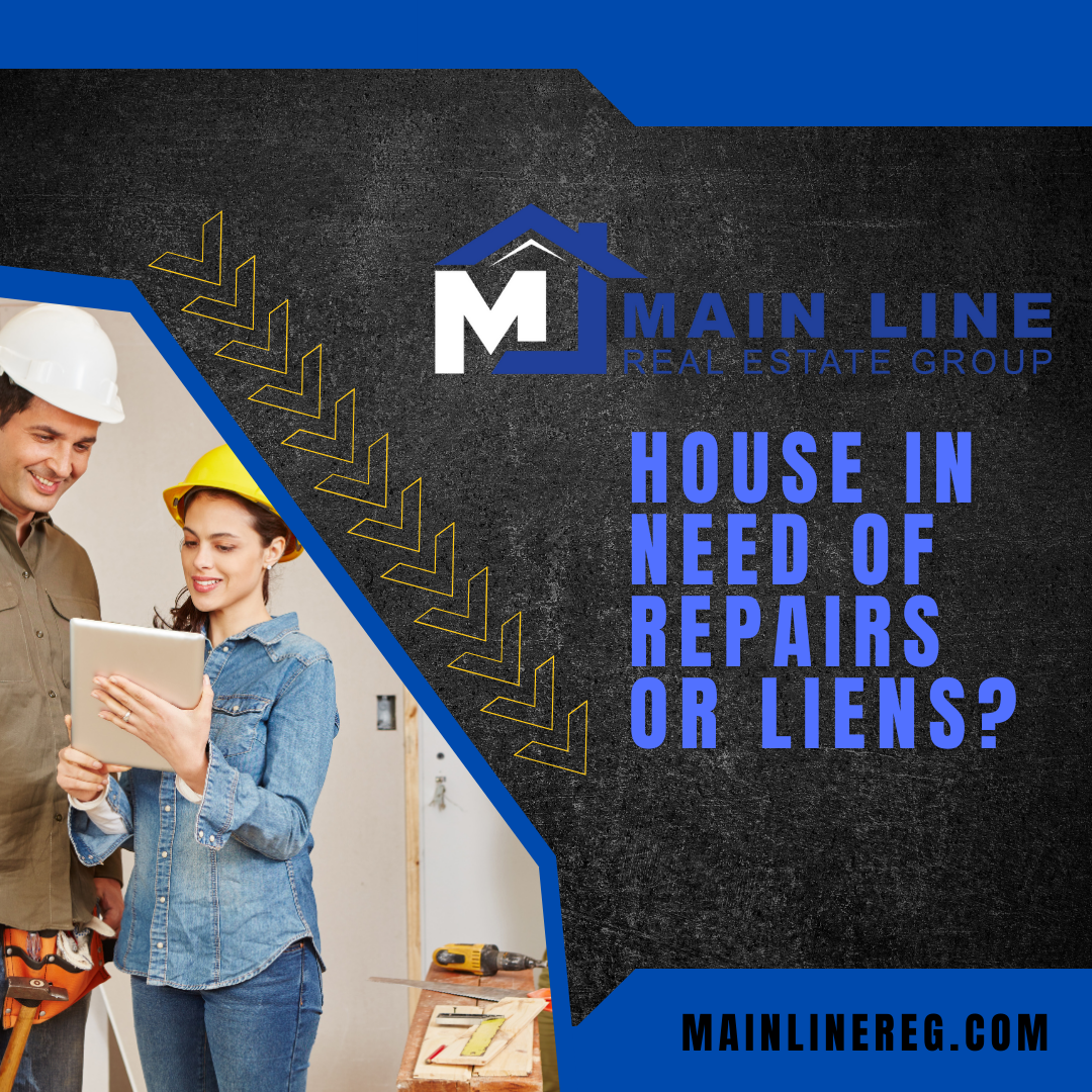 Diagram illustrating the process of placing and releasing a lien on a property during real estate transactions.